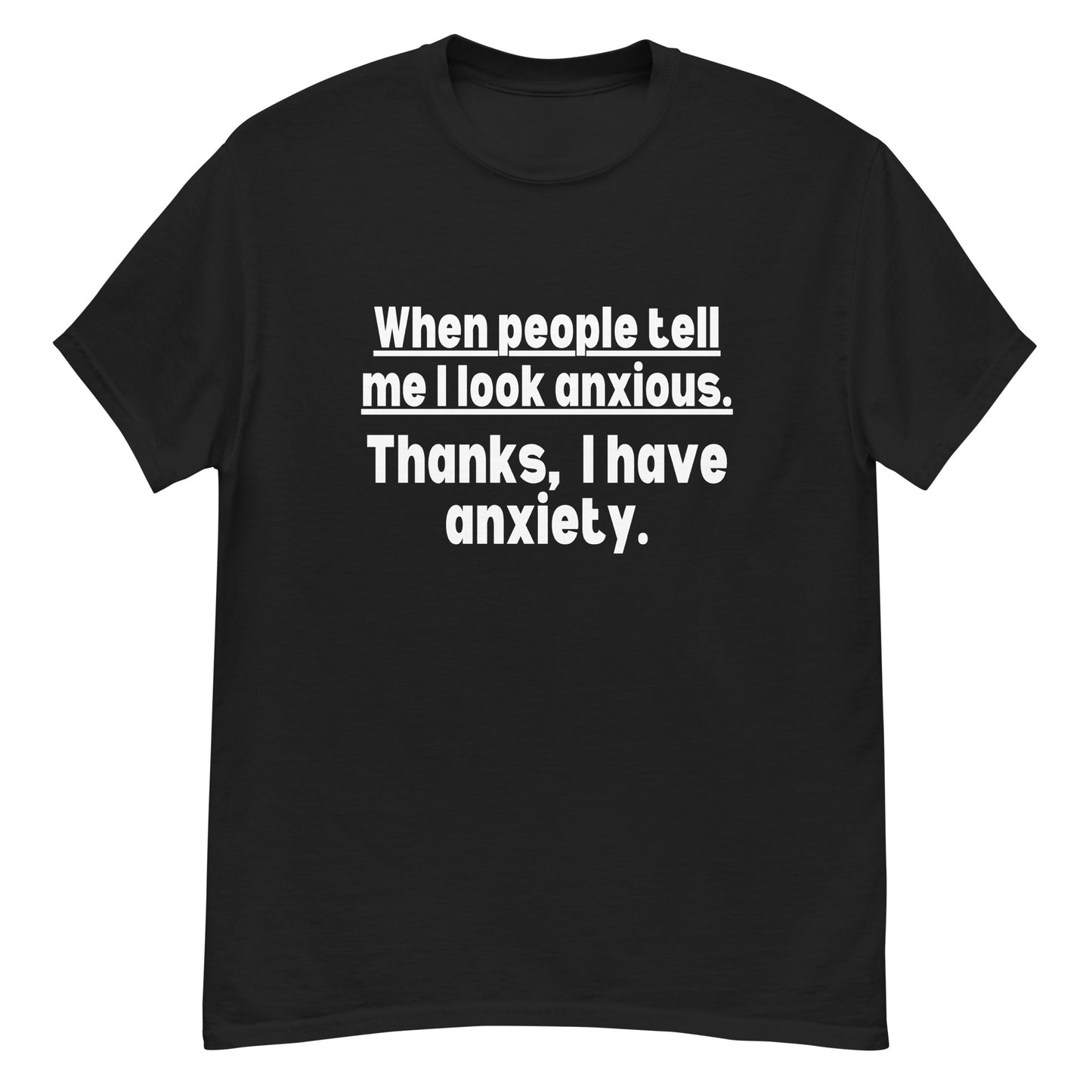 Anxiety Awareness, Anxiety warrior, GAD General Anxiety Disorder, Anxiety Gift, Anxious, Anxiety Attack, Anxiety T-shirt, Anxiety Quote Short-Sleeve Unisex T-Shirt.