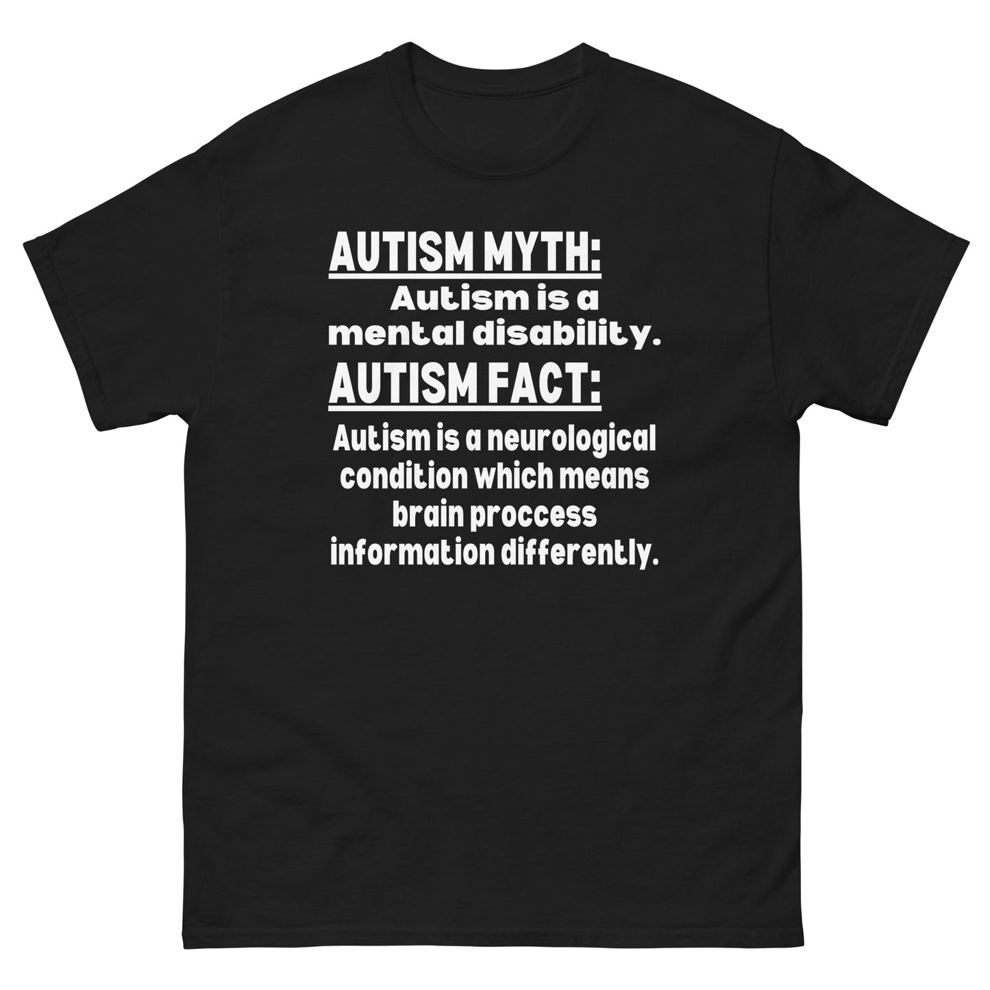 Autism awareness, Autistic, Autism spectrum disorder ASD, Autism support, Autism quote, Neurodiversity, Autistic support, Autism Gift Short-Sleeve Unisex T-Shirt.