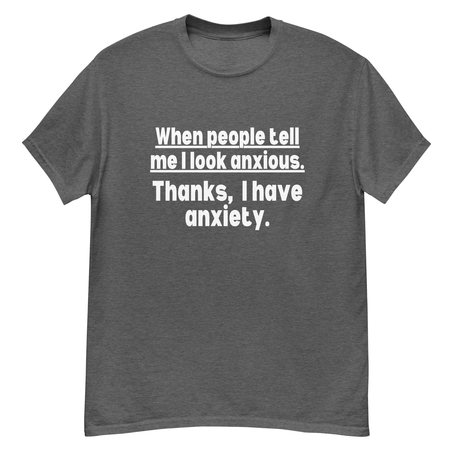 Anxiety Awareness, Anxiety warrior, GAD General Anxiety Disorder, Anxiety Gift, Anxious, Anxiety Attack, Anxiety T-shirt, Anxiety Quote Short-Sleeve Unisex T-Shirt.