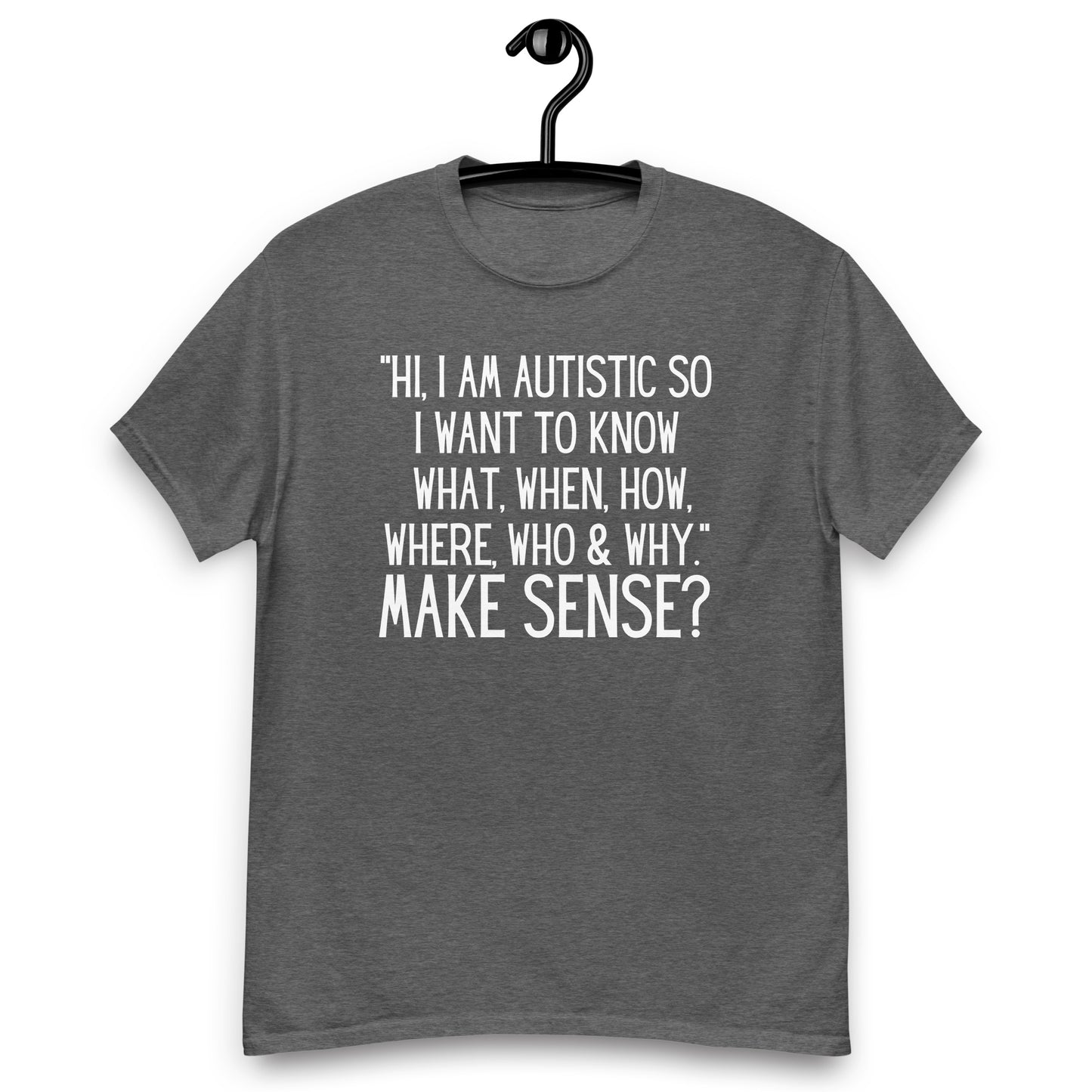 Autism awareness, Autistic, Autism spectrum disorder ASD, Autism support, Autism quote, Neurodiversity, Autistic support, Autism Gift Short-Sleeve Unisex T-Shirt.