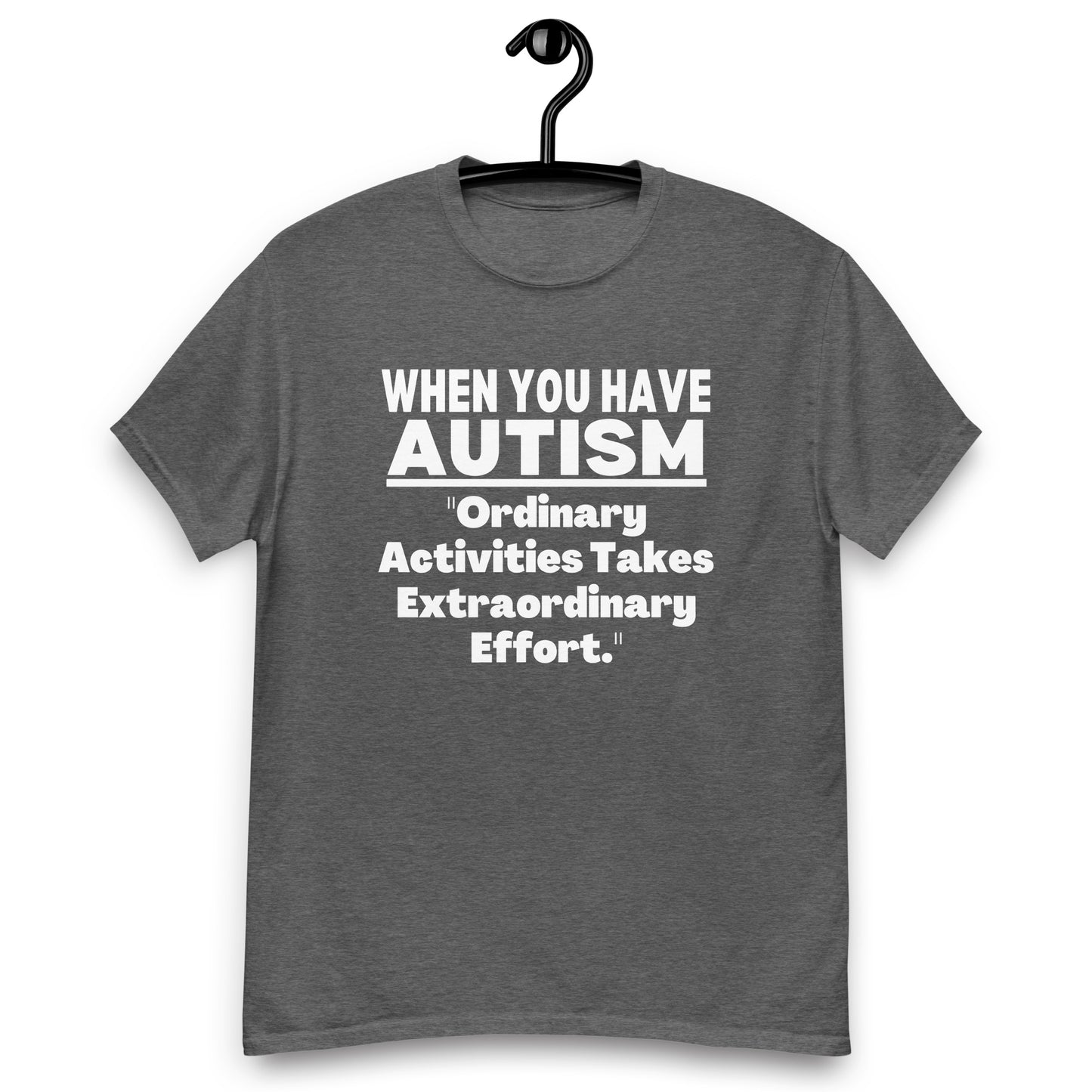 Autism awareness, Autistic, Autism spectrum disorder ASD, Autism support, Autism quote, Neurodiversity, Autistic support, Autism Gift Short-Sleeve Unisex T-Shirt.