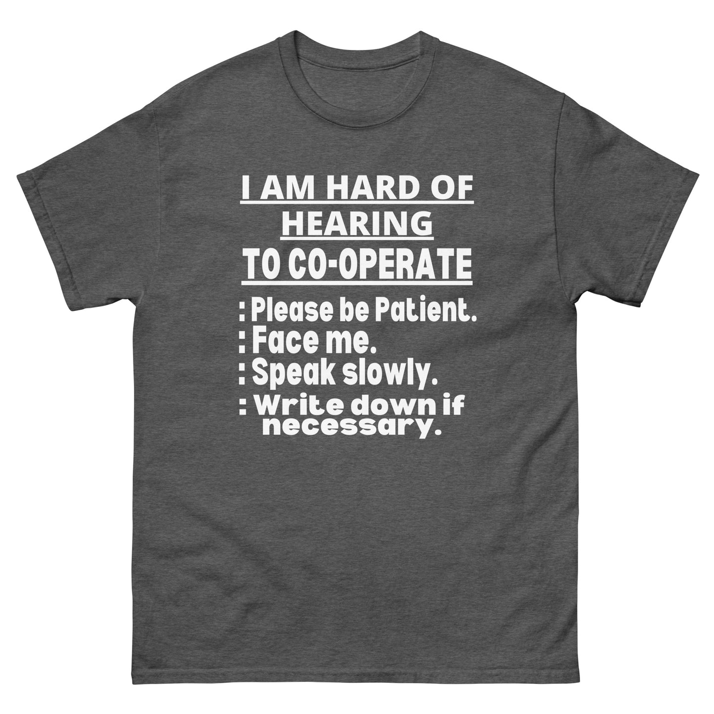 Hard of Hearing Support, Hearing Loss quote, Hearing impaired awareness, Hearing aid, Deaf, sign language ASL,Hard of hearing Gift.