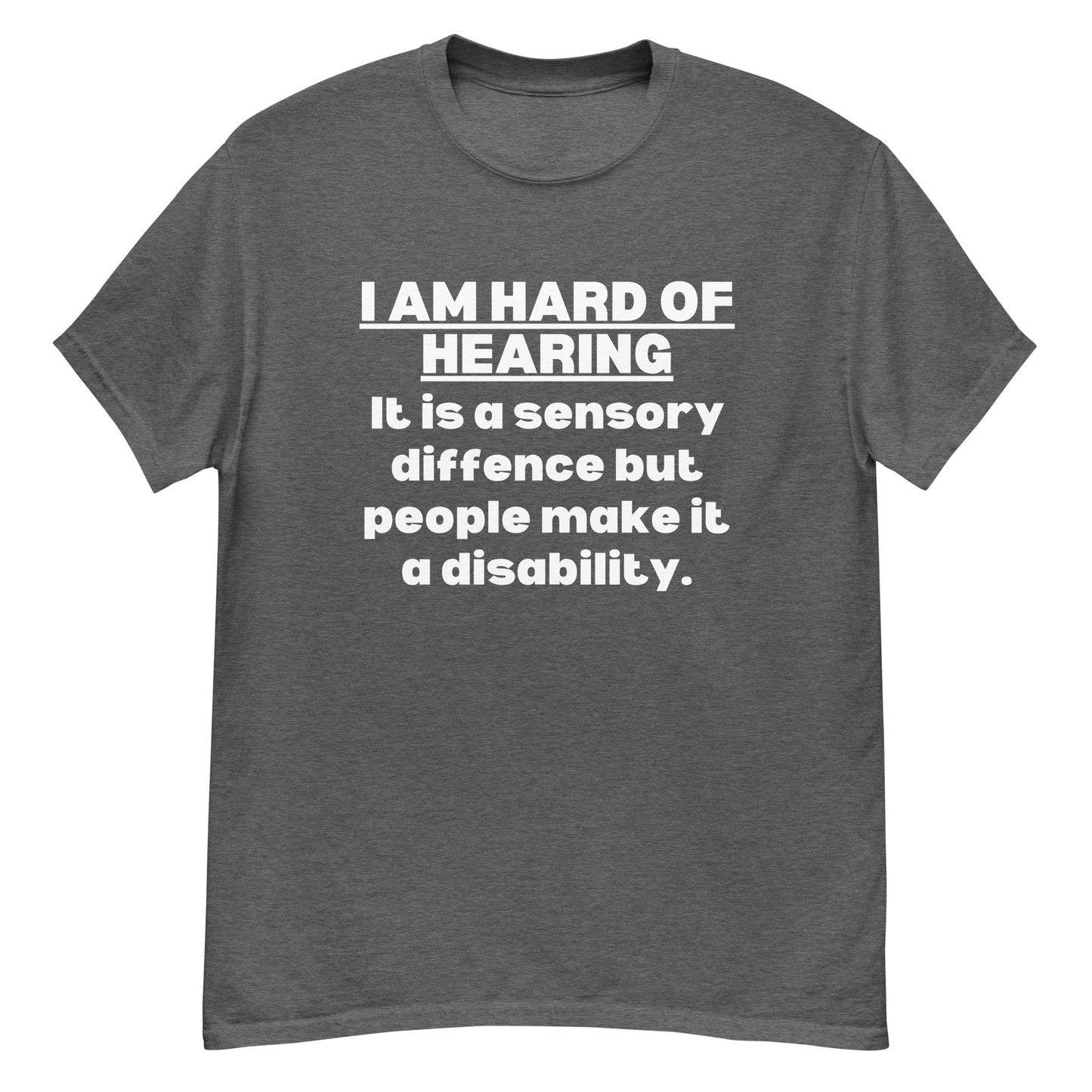 Hard of Hearing Support, Hearing Loss quote, Hearing impaired awareness, Hearing aid, Deaf, sign language ASL,Hard of hearing Gift.