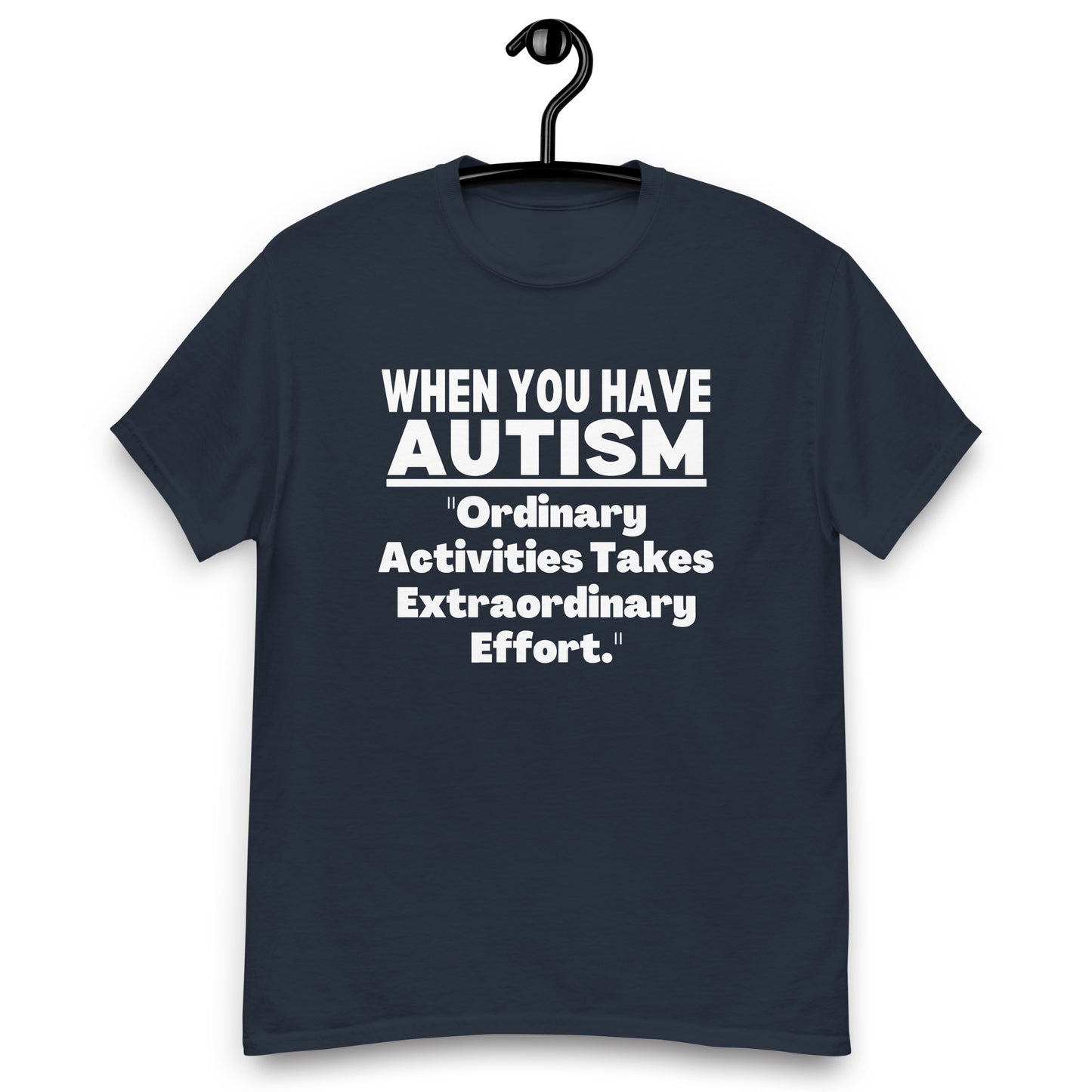 Autism awareness, Autistic, Autism spectrum disorder ASD, Autism support, Autism quote, Neurodiversity, Autistic support, Autism Gift Short-Sleeve Unisex T-Shirt.